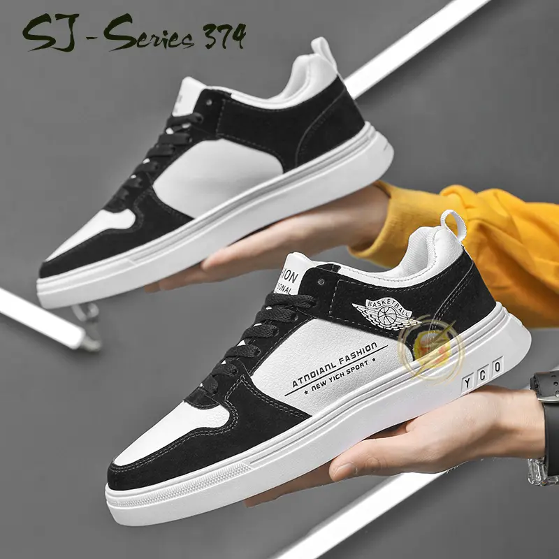 Sepatu Sneakers Pria Casual Cakep Buat Anak Kuliah dan Trendy Kualitas Premium - 374 2
