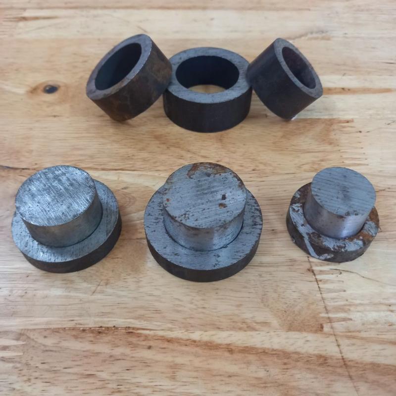 Bộ bản lề cối Sắt tiện lợi, Bản lề trụ xoay cối xoay- Dùng cho cửa cổng 2 cánh, 1 cánh - Chịu lực 400kg bản  lề 2