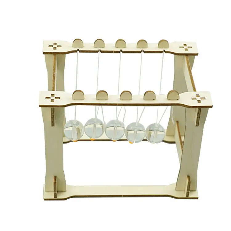 Newton's Cradle DIY Science Experiment Toy Technology Small Craft ...