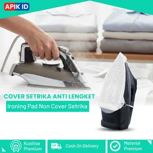 Cover Tatakan Teflon Setrika Protector Panas Anti Bolong Lengket
