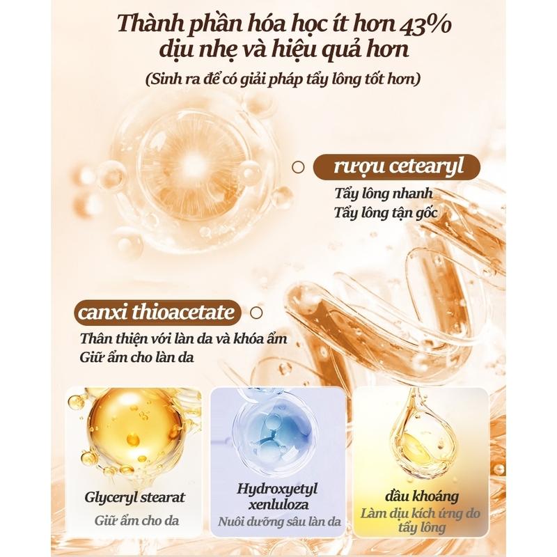 Kem tẩy lông SADOER , tẩy lông vùng kín, nách, tay, chân, triệt lông an toàn không đau rát dung tích 150ml ZYC11CSD1C 6