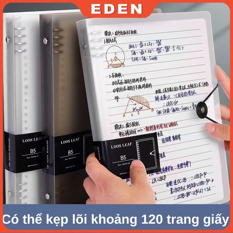 Sổ còng, bìa sổ còng A5 B5 binder, vở còng làm sổ tay, sổ ghi chép EDEN