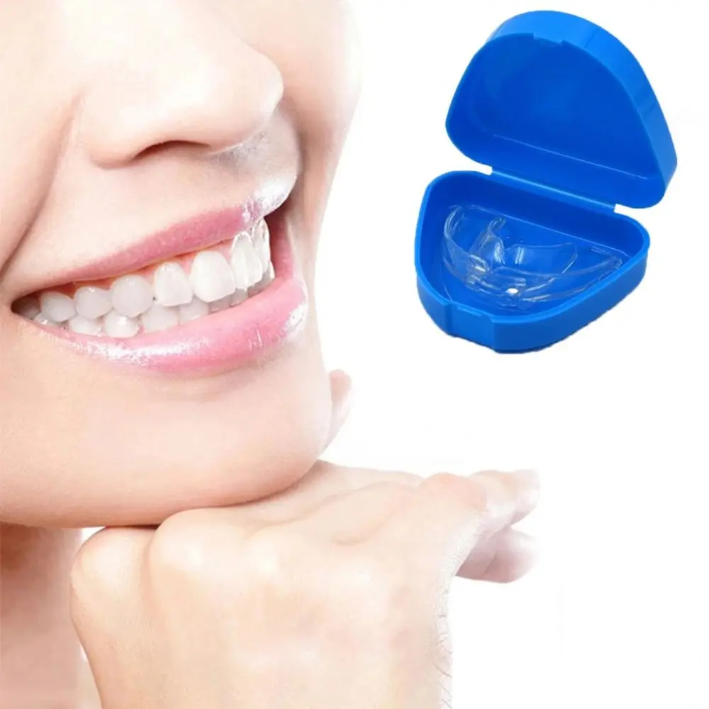 New Snap-fit Catch Artificial Tooth Organizer Keep Dry Portable False Teeth Storage Box Solid Color Denture Bath Box