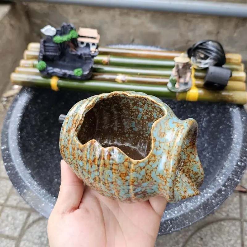 Tổng Hợp Phên Bình Gốm Bơm Nước Tạo Thác Mô Hình Vịt Ông Lão Phụ Kiện Trang Trí Bể Cá Hồ Tiểu Cảnh Hòn Non Bộ 5