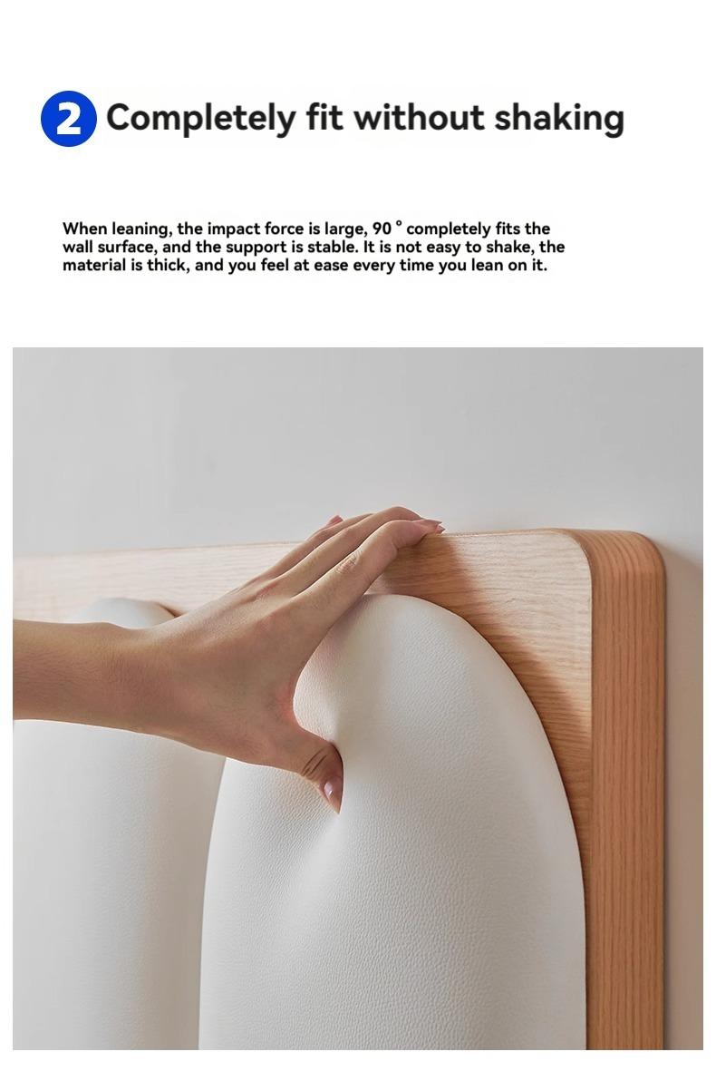 Product Introduction of [Pre Order] Pocket furniture, wooden wood, high air pressure box, storage bed, small-sized master bedroom, double bed, piano key, soft backrest box bed 34