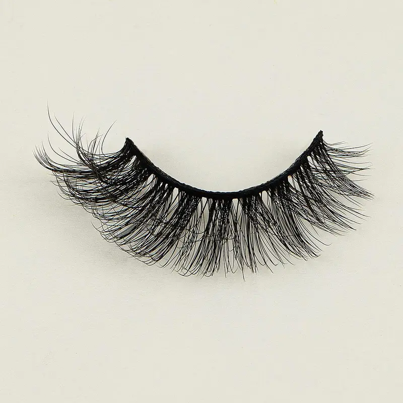 Fluffy False Eyelashes, 14 Pairs Natural Curling Eye Makeup Strip Lashes, Full Volume Eyelash for Lashes Extensions, Suitable for Women and Girls, Cosmetic 5