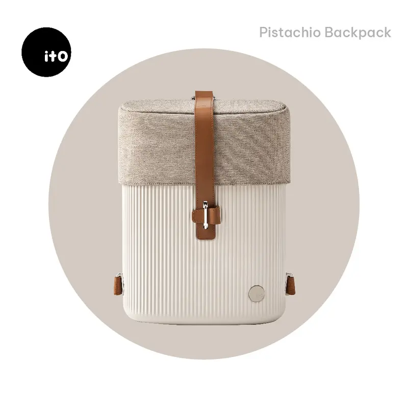 Balo vỏ nhựa cứng cáp ITO Pistachio 6L Award-winning Design Hard Shell 1