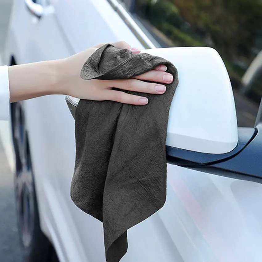 Magic Glass Cleaning Cloth, 3pcs Traceless Absorbent Rag, Household Cleaning Cloth for Kitchen Bathroom Garage