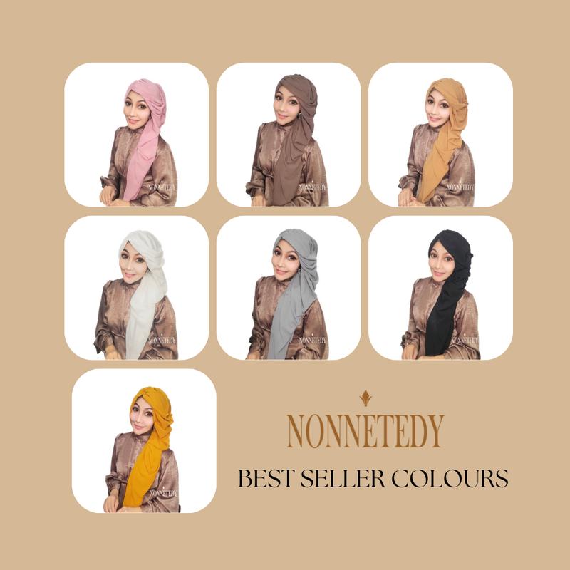 Beauty Curly  -  Hijab Instan Nonnetedy 8