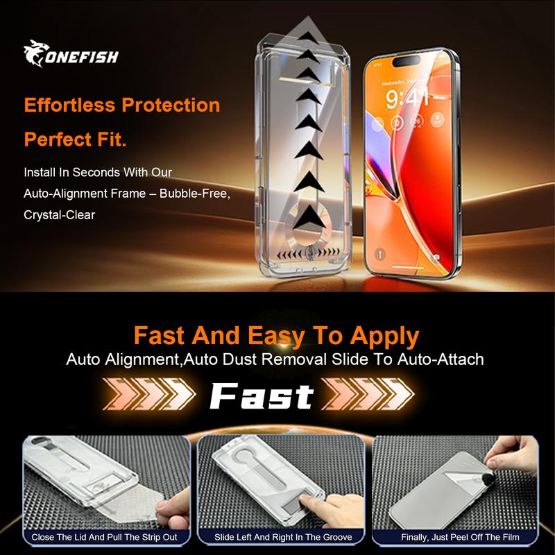 One Fish Screen Protector 2 Pack, Protection of Privacy, Dust-Free and ...