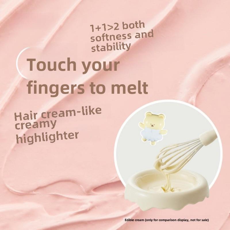 LEEMEMBER Highlighting Cream Waltz Bear Series Soft Highlighting Cream Face Brightening Concealer 5