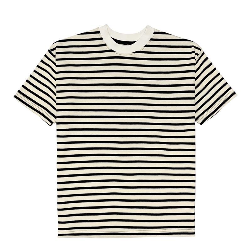 Áo Thun Kẻ Sọc Nam Nữ Chất Thun Cotton  Cổ Tròn Unisex DouQii