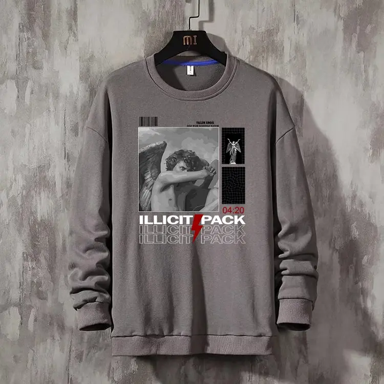 Sweater Unisex ILIIPACK Sweater Unisex M-XXL crewneck basic  fleece sweatshirt  sablon  distro tangan  panjang  pria  tebal Lokal 4