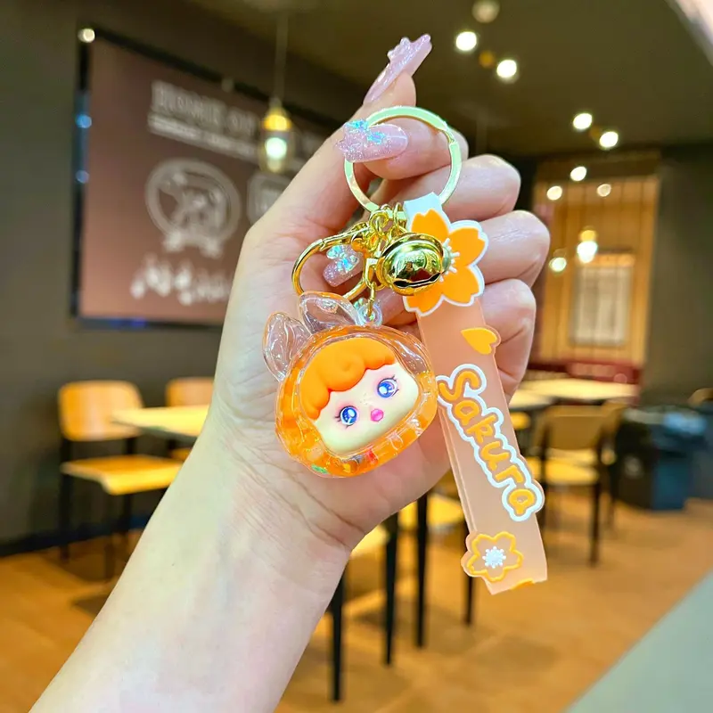 Dây Chuyền Chìa Khóa Cát chảy Thỏ Trong Mơ, Chất Liệu Acrylic, Mặt Dây Chuyền Cặp Sách Học Sinh, Ngọt Ngào Và Tự Nhiên, Móc Chìa Khóa, Phong Cách Ins, Thích Hợp Để Đồ Trang Trí Cho Bé Gái, Quà Tặng Cho Cặp Đôi Hoạt Hình 6
