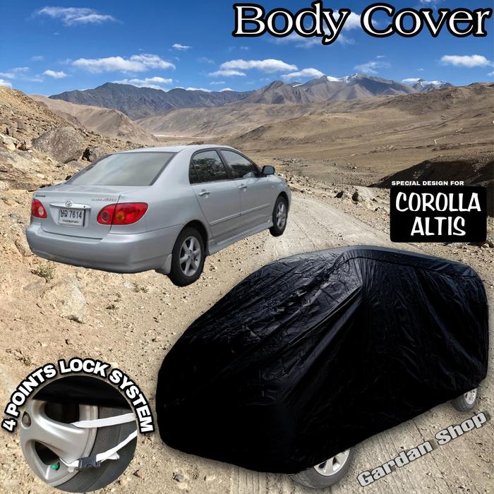 Gambar Sarung Mobil COROLLA ALTIS Hitam POLOS Body Cover Corolla Altis Full Black dari gardanshop Kota Administrasi Jakarta Timur Tokopedia