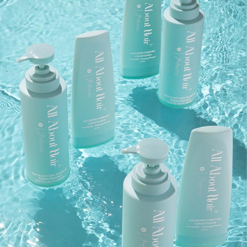 COMBO DẦU GỘI - DẦU XẢ CERAMIDE không chứa SILICONE Dưỡng Tóc ALL ABOUT HAIR 4