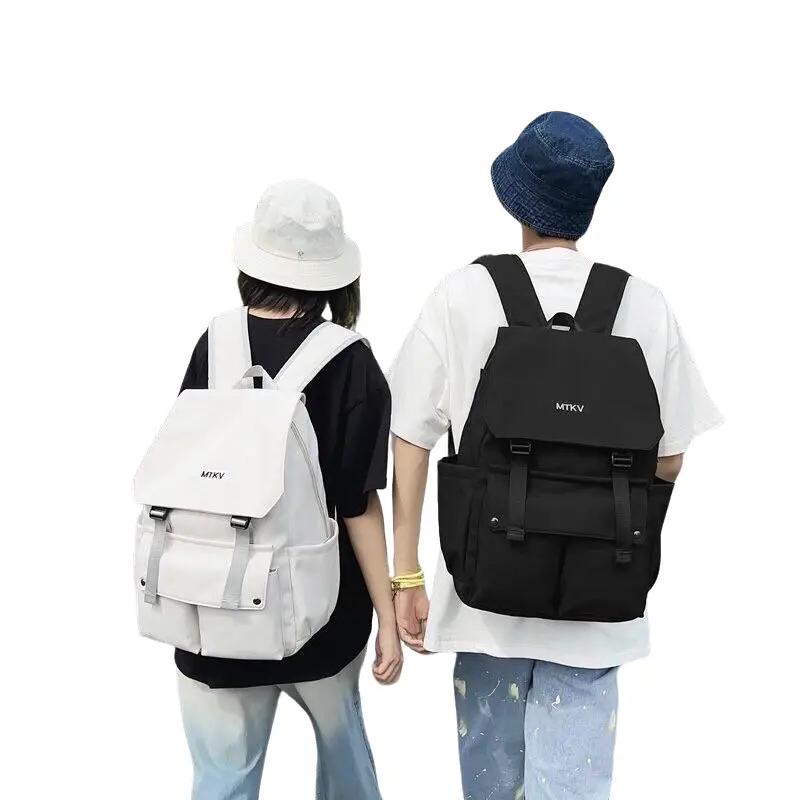 Balo đi học MTKV nắp gập Hàn Quốc xinh xắn  HÀNG CÓ SẴN Canvas Backpack Đeo Vai