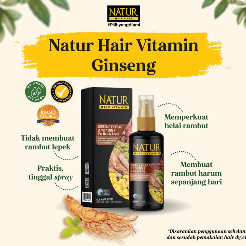 Natur Hair Vitamin 80ml- Nutrisi Rambut 3