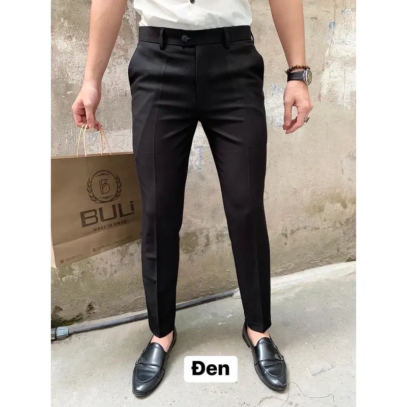 Quần Tây Âu Nam-Phong cách Hàn Quốc trẻ trung lịch lãm- Form Slimfit cùng chất vải co giãn, thoải mái 2