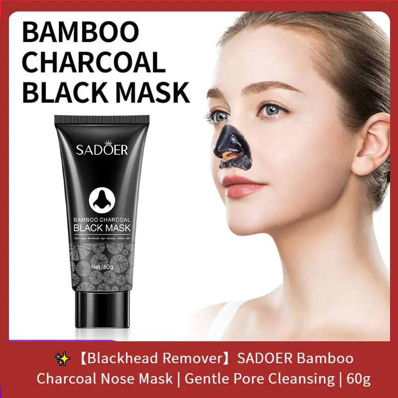 [Blackhead Care]SADOER Bamboo Charcoal Nose Mask| Gentle Pore Cleansing| 60g