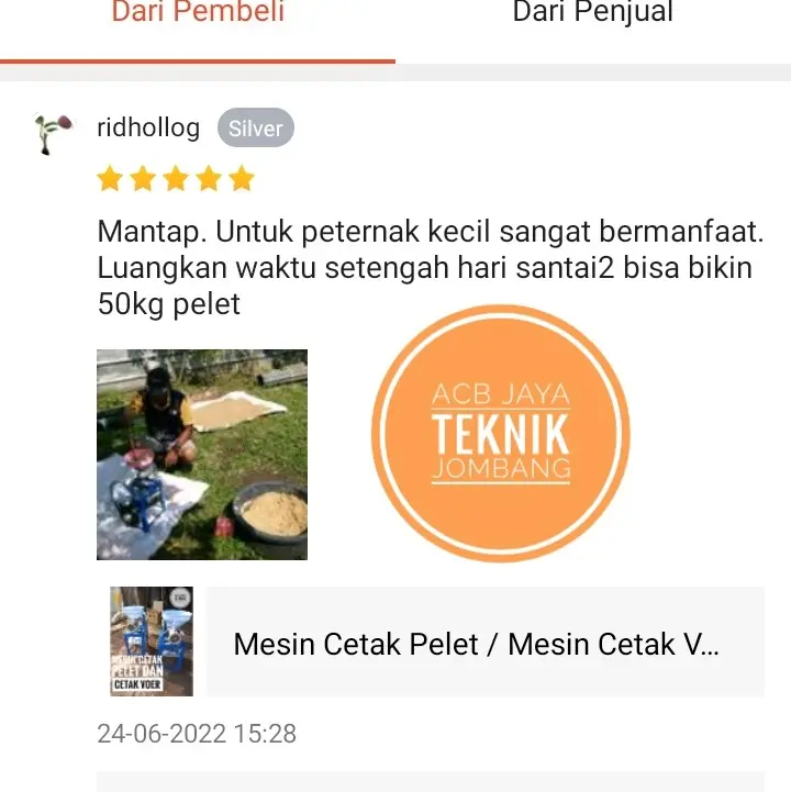 Mesin Cetak Pelet Minimalis Listrik 1