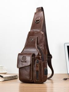 Men's Vintage Letter & Lion Decorated Zipper Bum Bag, Casual Vintage Belt Bag for Daily Used, Trendy Casual Matching Fanny Pack for Outdoor