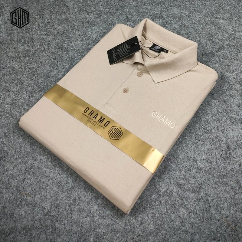 Kaos Krah Polo Pria /Kaos Kerah Pria Katun Polo Ghamo Baju Distro Slim Fit Motif Pendek Panjang Atasan 3