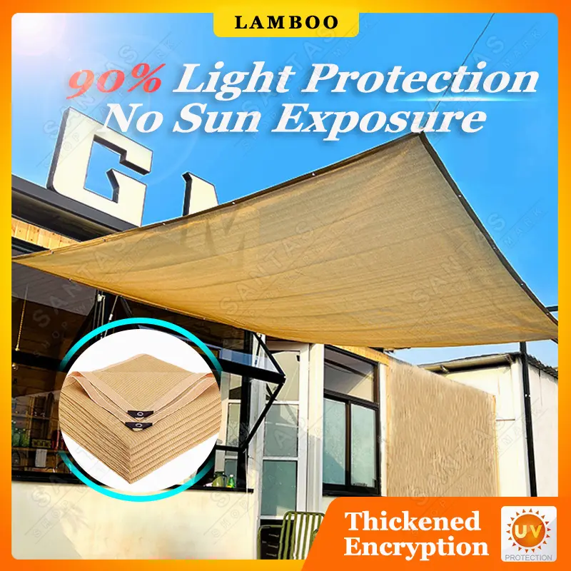 [Buy 1 Get 1] Sun Shade Net Anti UV Sunshade Net Balcony Net Garden Net ...