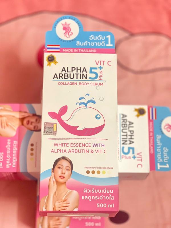 Sữa Dưỡng Thể Alpha Arbutin 5 Plus VIT C Princess BKK Skin Collagen Body Serum 500ml Làm Đẹp Da Dưỡng Da Body
