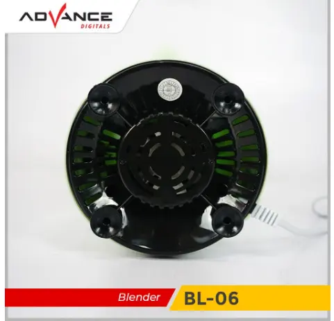 Advance Blender(Mesin Pelumat) Gelas Plastik 180W 1.2L Food chopper juicer Dan Mixer Kecepatan Variabel bl-06 2