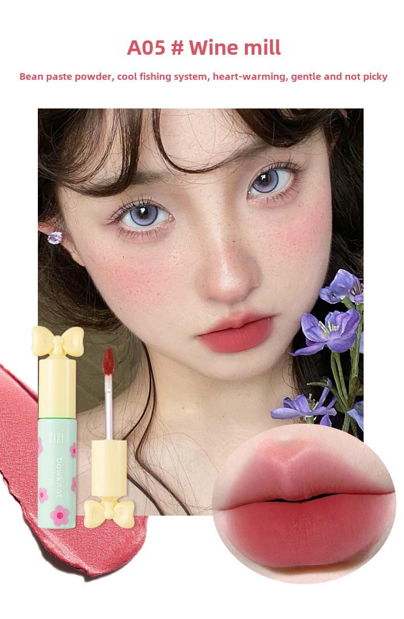 Product Introduction of xixi Manta Flower Velvet Matte Lip Glaze 2 pieces 80% off Velvet matte matte surface is not easy to stain the cup, whitening and not picky about skin color 10