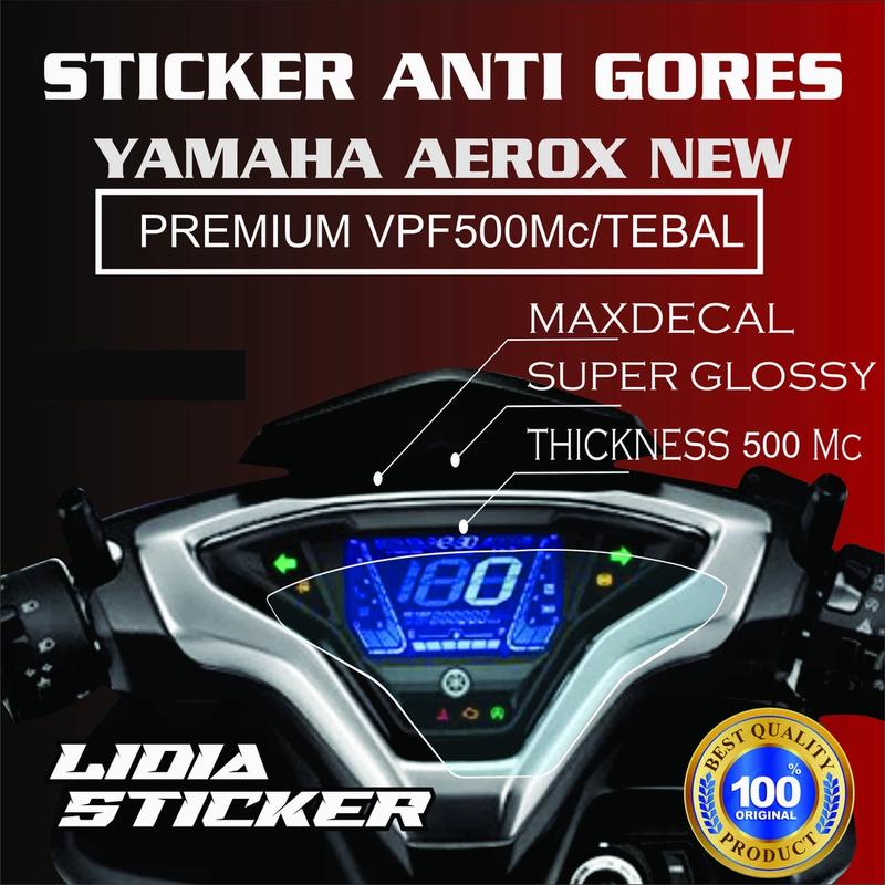 STIKER AEROX PELINDUNG SPEEDOMETER YAMAHA AEROX Motorcycle 3