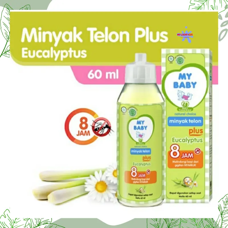 PROMO TERMURAH PAKET MINYAK TELON MY BABY, BEDAK TABUR BAYI /ANAK, BABY OIL ORIGINAL ,HALAL,AMAN BPOM GRATIS TISSUE UK. 30,60,90,150 ML. 3
