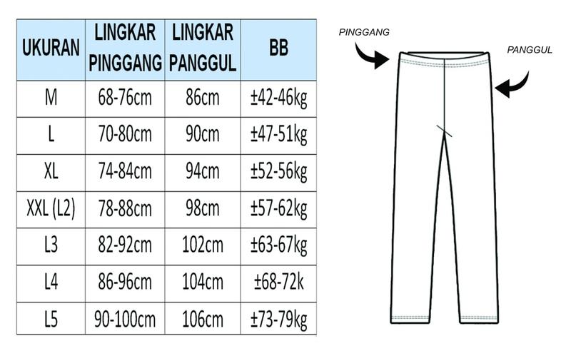 Product Introduction of CELANA KERJA WANITA PINGGANG KARET MUAT BB 43-100kg 0