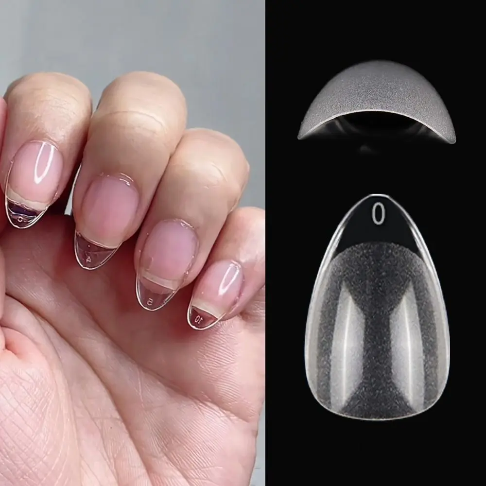 240Pcs/Box Professional XXS False Nails Tips Extra Short Pre-shape Gelly Nail Tips Multi-Size Ultra-thin Nail Extension Women Beauty