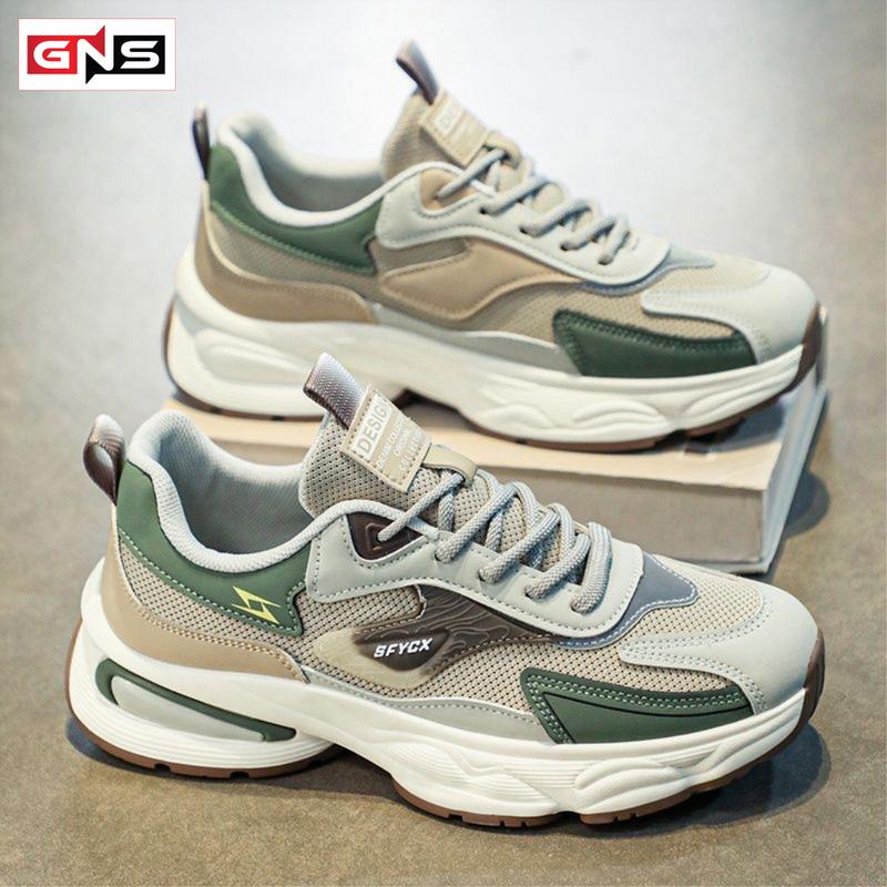 Giày Nam GNS-265, Giày Nam Thời Trang Sinh Viên Kiểu Dáng  Thoáng Mát Đế Chống Trơn Trượt