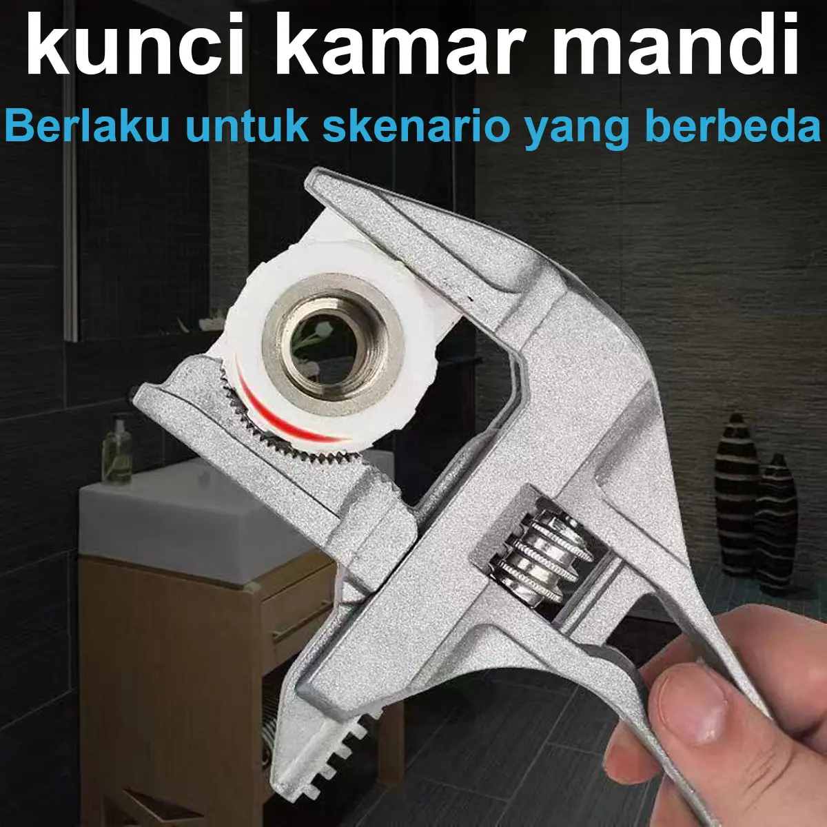 KUNCI INGGRIS KUNCI PIPA UNTUK BAUT YANG TERBUAT DARI PLASTIK PVC PARALON