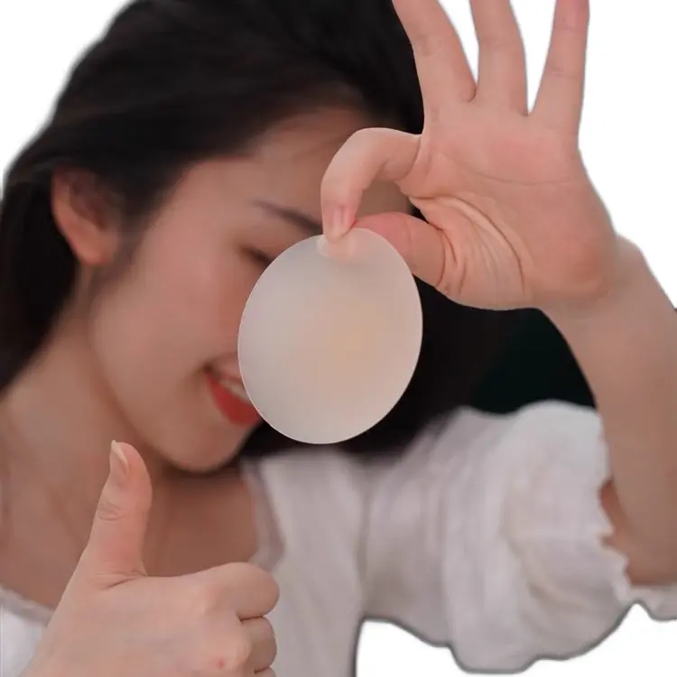Miếng Dán Ngực Silicon Nhiệt Tự Thân,Dán Ti Siêu Mỏng Ôm Khít,Không Keo,Không Bám Bụi,Dành Cho Nữ Women Voi Kem 7