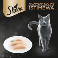 Gambar Sheba Pouch Makanan Kucing Premium Basah 70 gr Multivariant - Isi 6 Makanan Kucing dari Whiskas Indonesia Kota Tangerang 2 Tokopedia