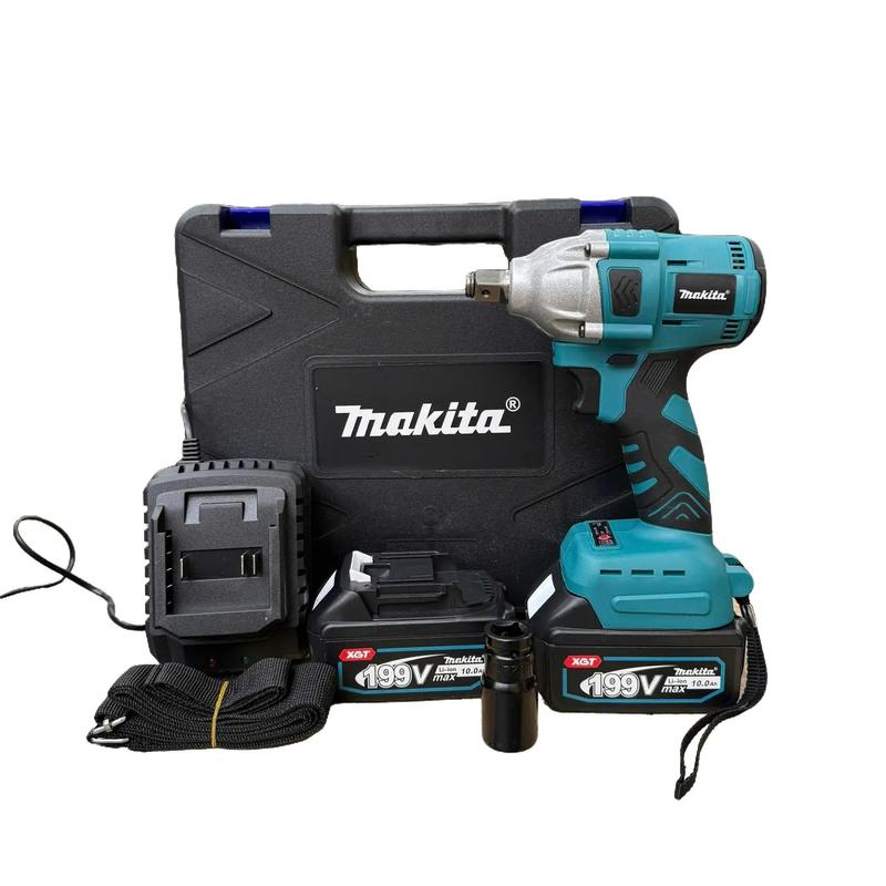 Máy Siết ốc MAKITA lực siết 460N.m Động cơ không chổi than lõi đồng mở ốc, bắt vít, bắn tôn, khoan tường