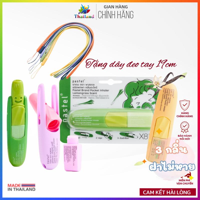 Ống hít thông mũi hương trái cây Pastel Brand Pocket Inhaler Fruity Thái Lan