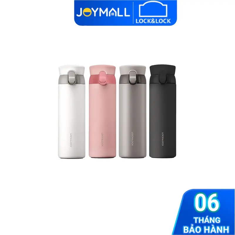 Bình Giữ Nhiệt LocknLock Wannabe One Touch 450ml LHC3240, Hàng Chính Hãng, Nắp Bật 1 Chạm - JoyMall[tặng ống hút thẳng từ 01/07 - 08/07/25 chỉ có trên livestream] 1