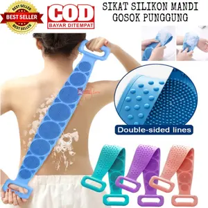 ( BISA COD ) PROMO SIKAT SILIKON PUNGGUNG / HANDUK MANDI SILICONE PUNGGUNG / BRUSHES BATH TOWEL / ALAT GOSOK PUNGGUNG / SIKAT SCRUBBER SIKAT PUNGGUNG SILIKON MANDI DUA SISI MULTIFUNGSI MURAH