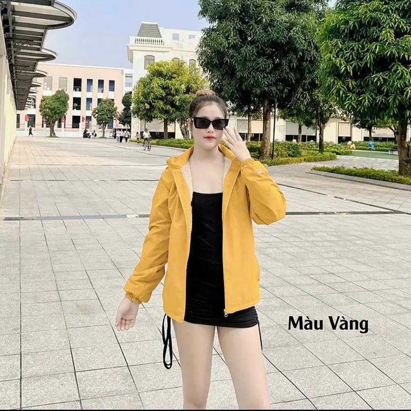 Áo khoác NỮ Lót Lông Cừu Cao Cấp Chống Thấm Nước - Women Nhung Voi Jacket Top 5