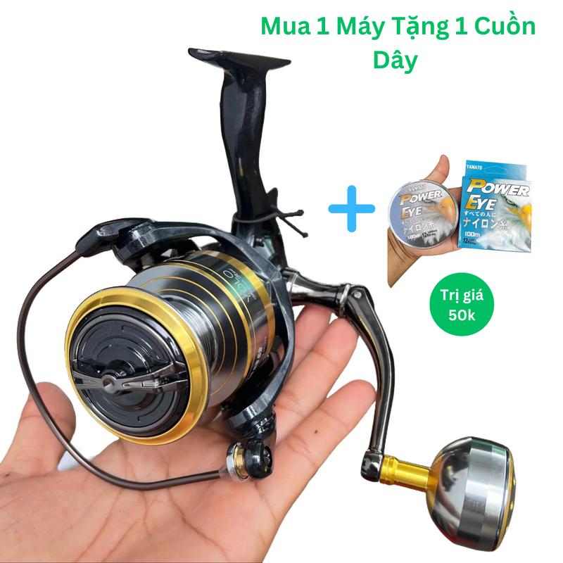 [MUA 1 MÁY CÂU TẶNG 1 CUỒN] Máy Câu YoLo BG Mẫu Mới 2022 Fishing Bắt Cá Đi Câu  Tay Quay