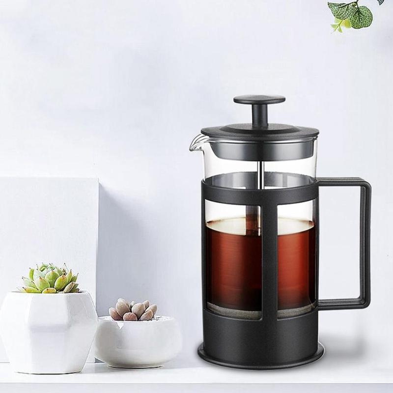 Filtration Plunger Stainless Steel Thickened Brewing Kettle Coffee Pot Tea Maker French Press 0
