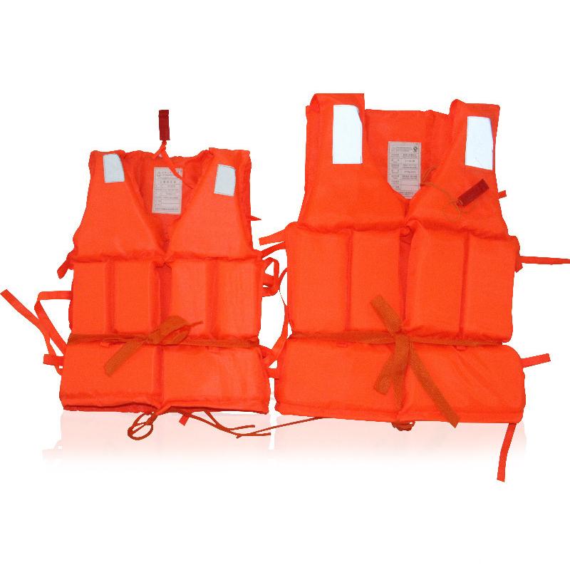 Product Introduction of New Orange Adult Childen Foam Flotation Swimming Life Jacket Vest With Whistle Boats Fishing Vest Swimming Drifting Vest 0