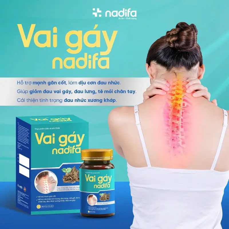 Vai Gáy Nadifa hộp 30 viên