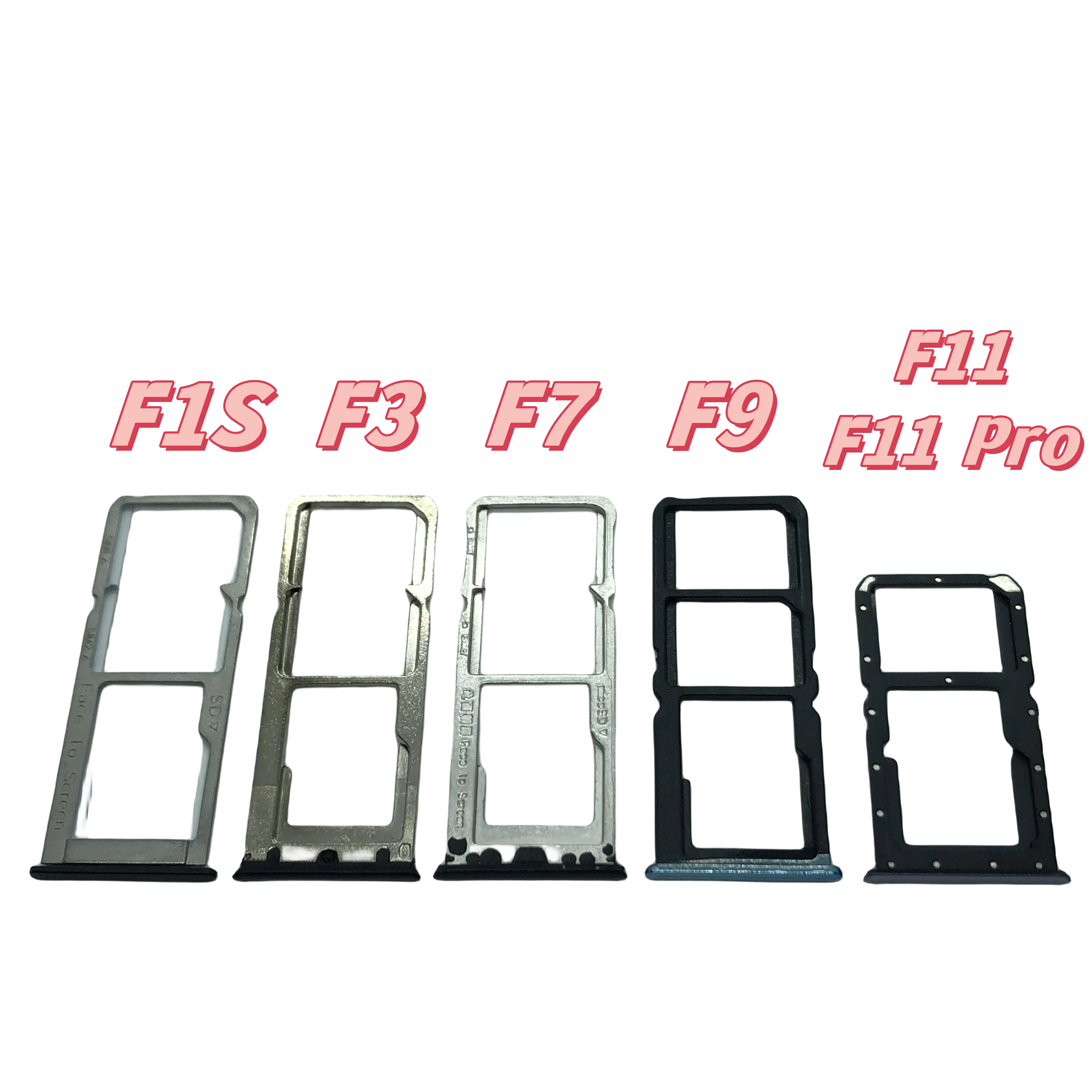 Khe Cắm Khay Sim, Tương Thích Với OPPO F1S, F3, F5, F7, F11, F15, F17 Pro, Khe Cắm Khay Micro Sim, Bộ Chuyển Đổi Đầu Đọc Thẻ SD, Phụ Tùng Thay Thế