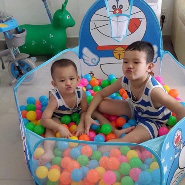 Lều bóng cho bé kèm 100 quả bóng nhựa lều chơi gấp gọn và tự bung không cần lắp ráp